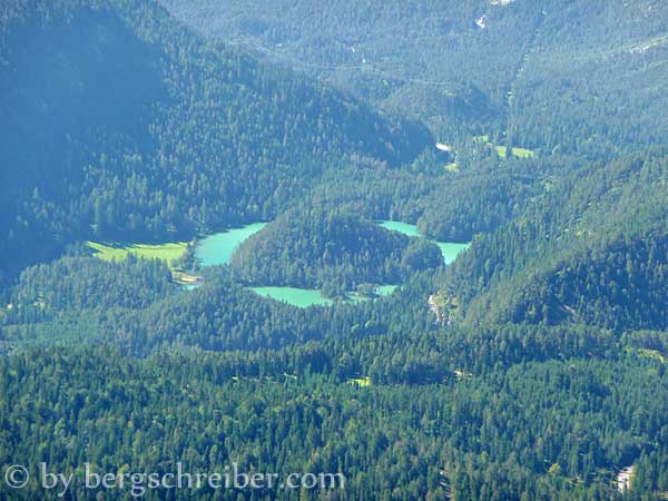 Fernsteinsee, der klarste See der Alpen, ist bei Tauchern sehr beliebt