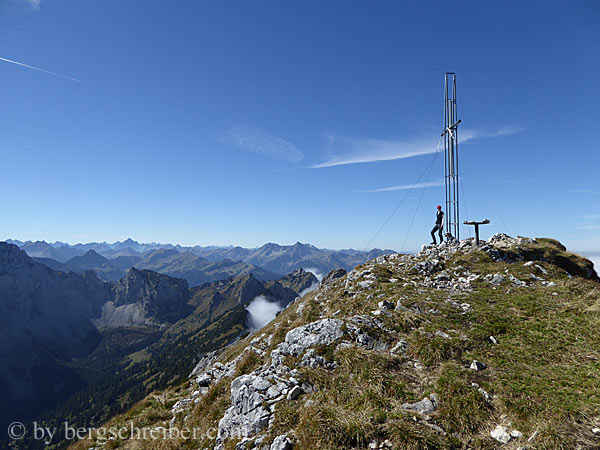 Große Schlicke Gipfelkreuz