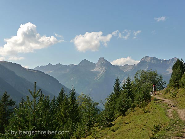 Hornbachkette vom Bschlaber Höhenweg