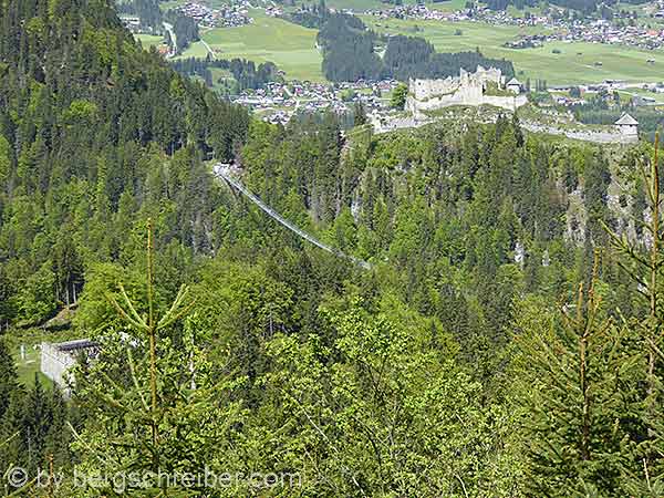 Fort Claudia, Ruine Ehrenberg und highline 179