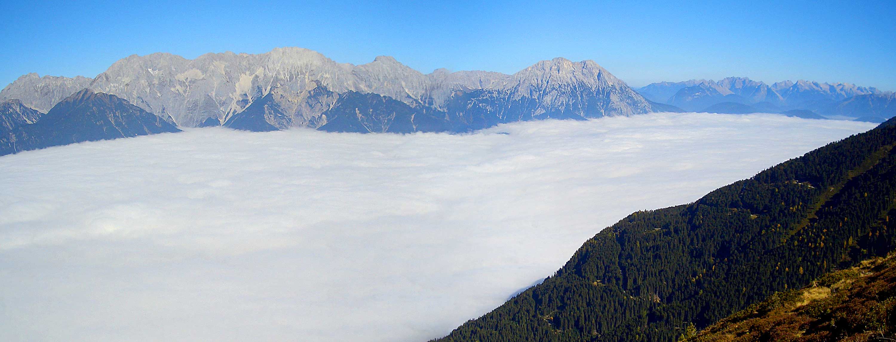 Weite, Höhe, Licht und Schatten.