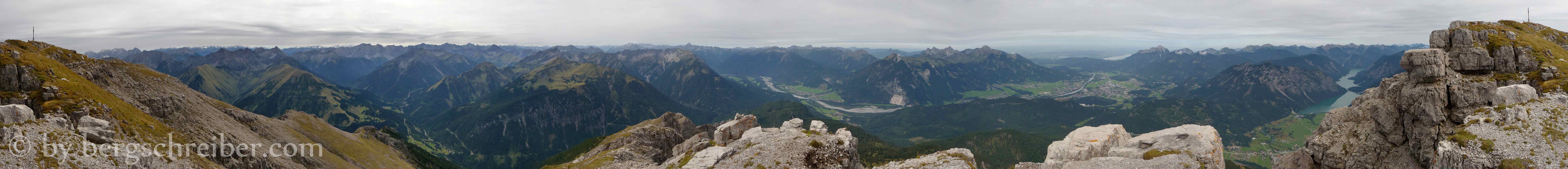 Thaneller 360° - Gipfelpanorama