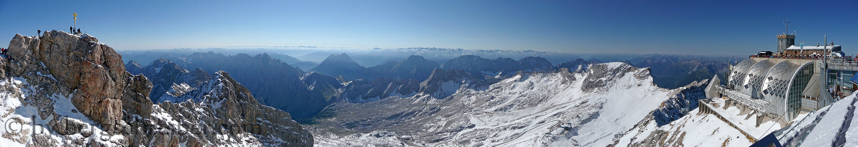 Zugspitze Gipfelpanorama